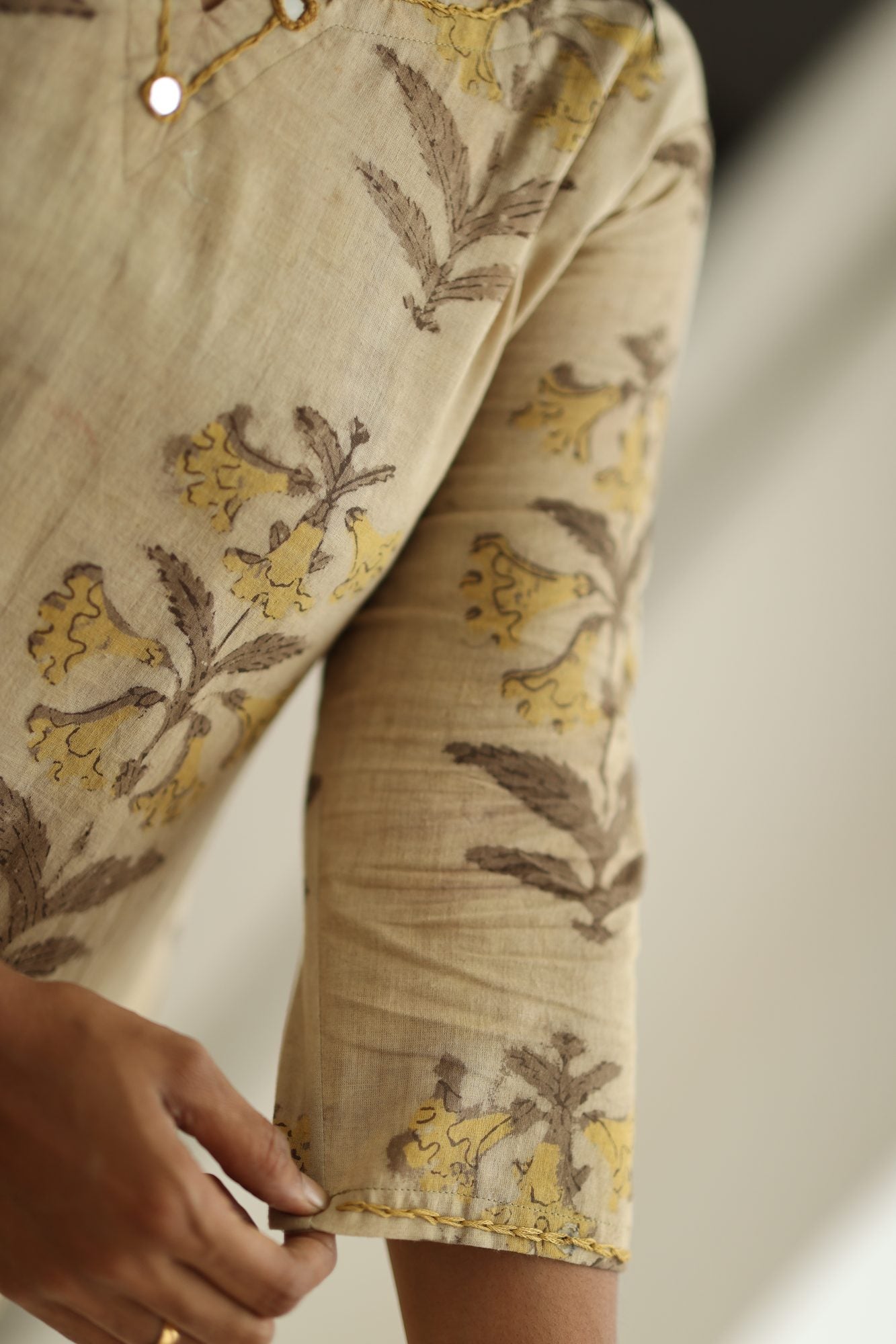 Back view of the kurta dress