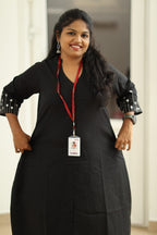Black Mirror Work 30+ Women Everyday Office Kurta (Top + Bottom) | MAGI0019