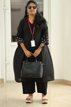 Black Mirror Work 30+ Women Everyday Office Kurta (Top + Bottom) | MAGI0019
