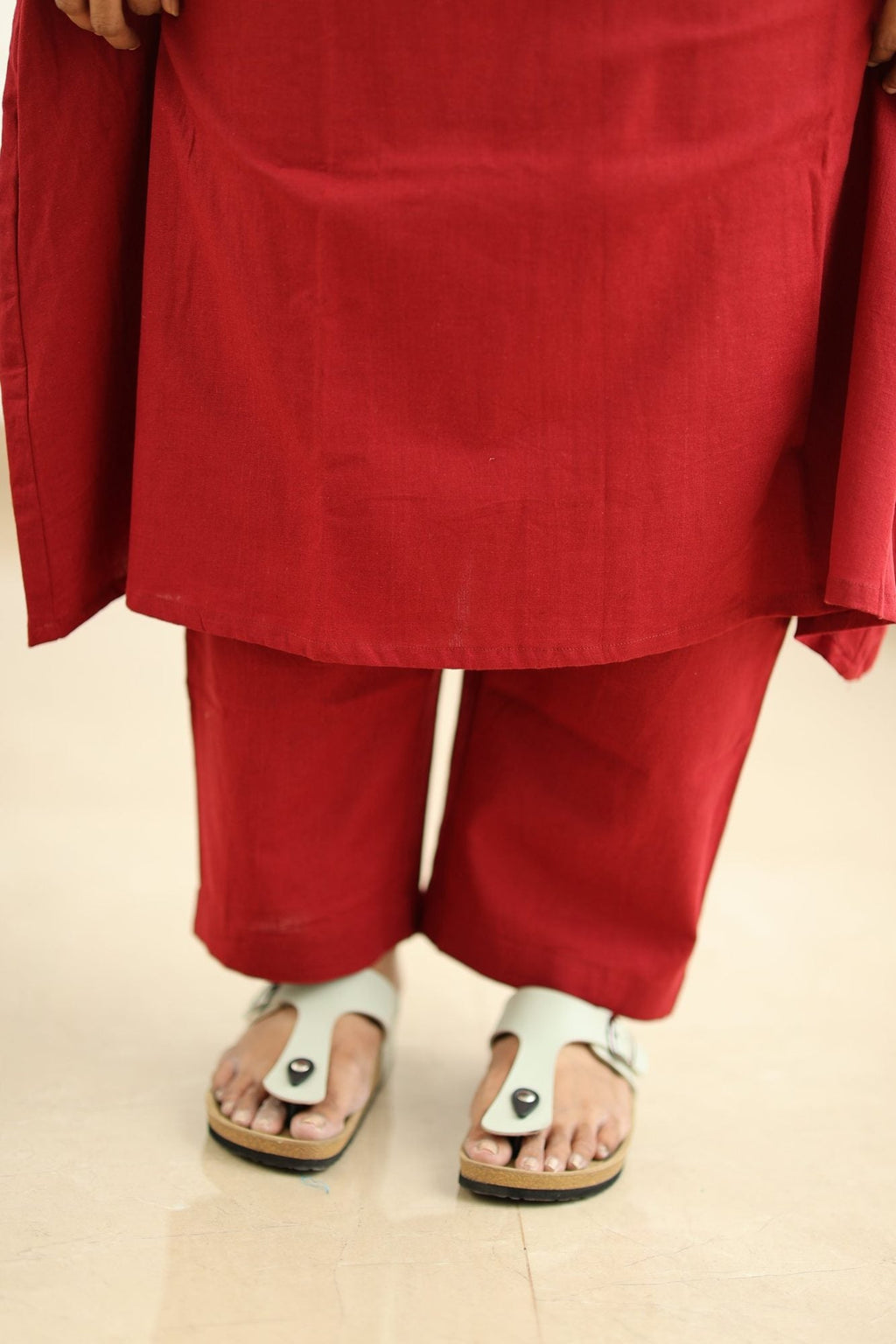 Strawberry Jam Rainbow Tassel 30+ Women Everyday Office Kurta (Top + Bottom) | MAGI0051