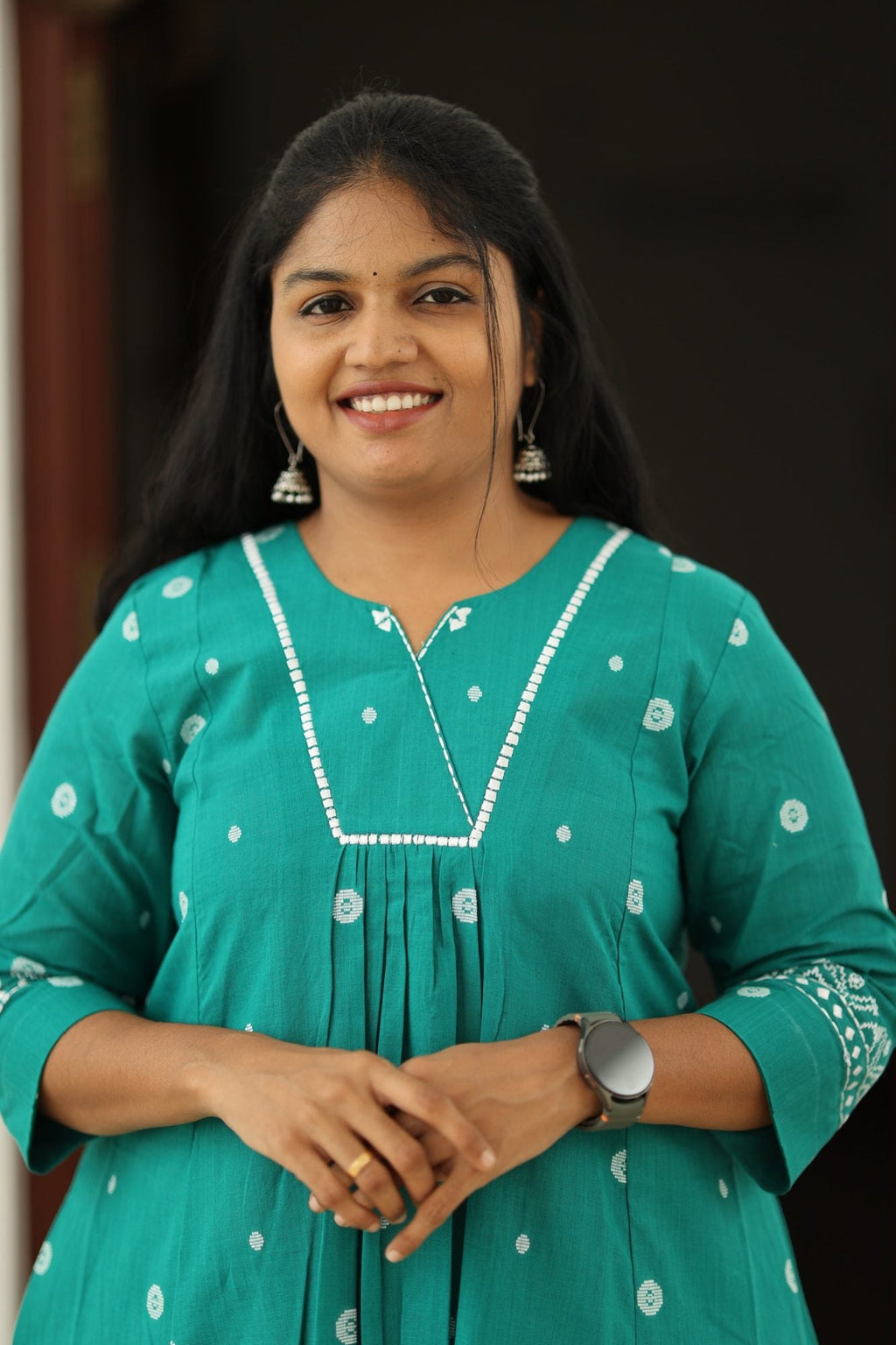 Peacock Pearl Butta 30+ Women Everyday & Special Day Office Kurta (Top + Bottom) | MAGI0052