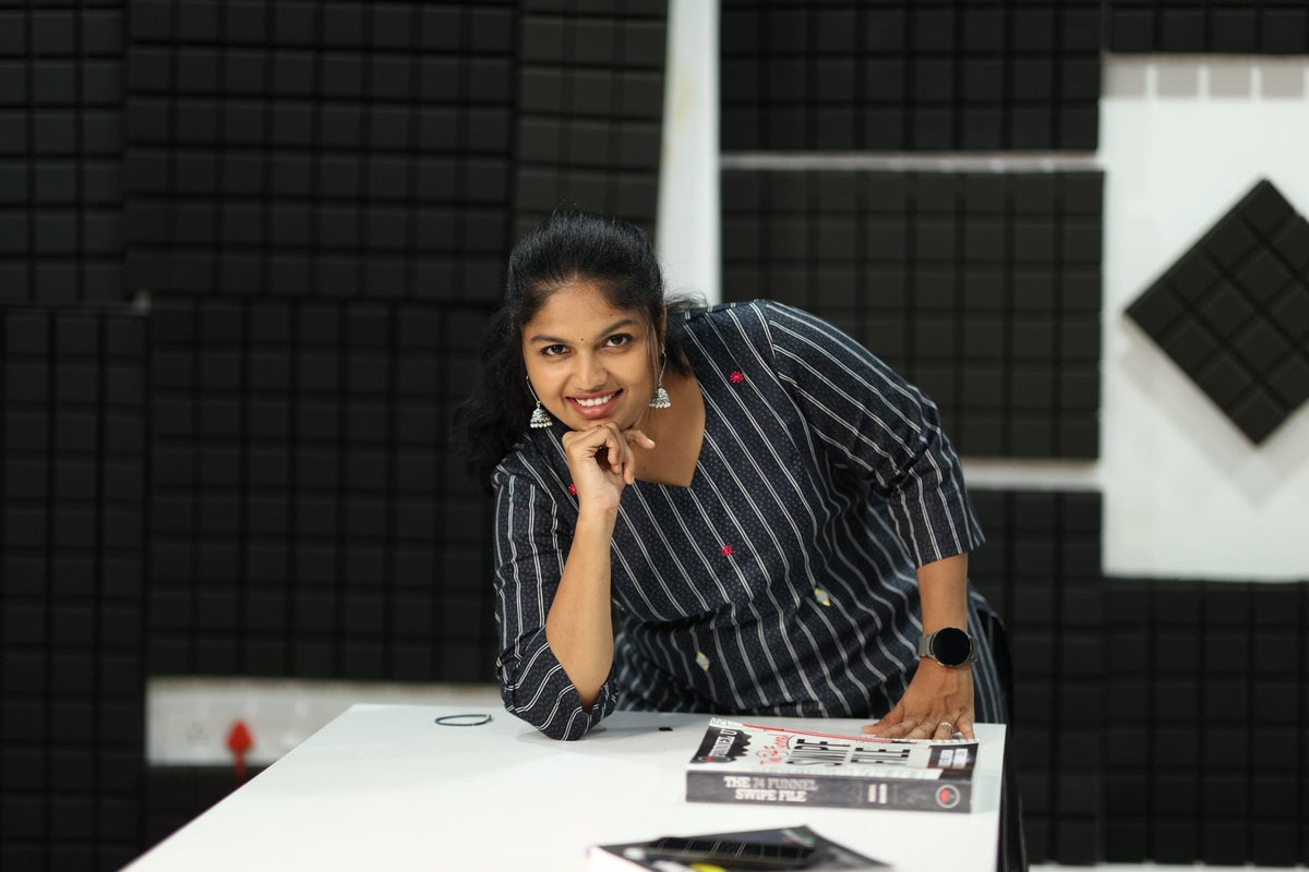 Black Sesame Pinstripe Mirror Work 30+ Women Everyday Office Kurta (Top + Bottom) | MAGI0054