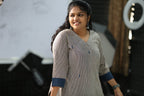 Tutti Frutti Navy Stripe 30+ Women Everyday Office Kurta (Top + Bottom) | MAGI0062