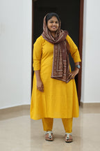Mango Lassi Chocolate Dupatta 30+ Women Everyday Office Kurta (Top + Bottom + Dupatta) | MAGI0065